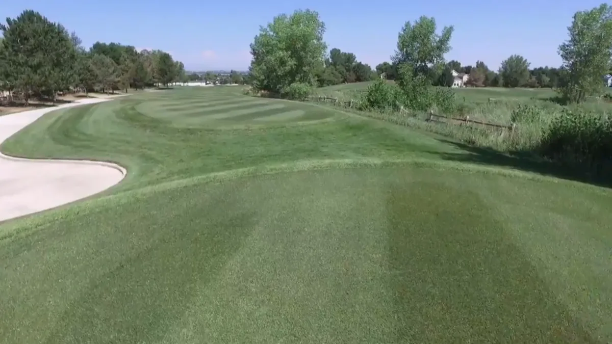 Thorncreek Golf Course fairway in north Thornton, Colorado